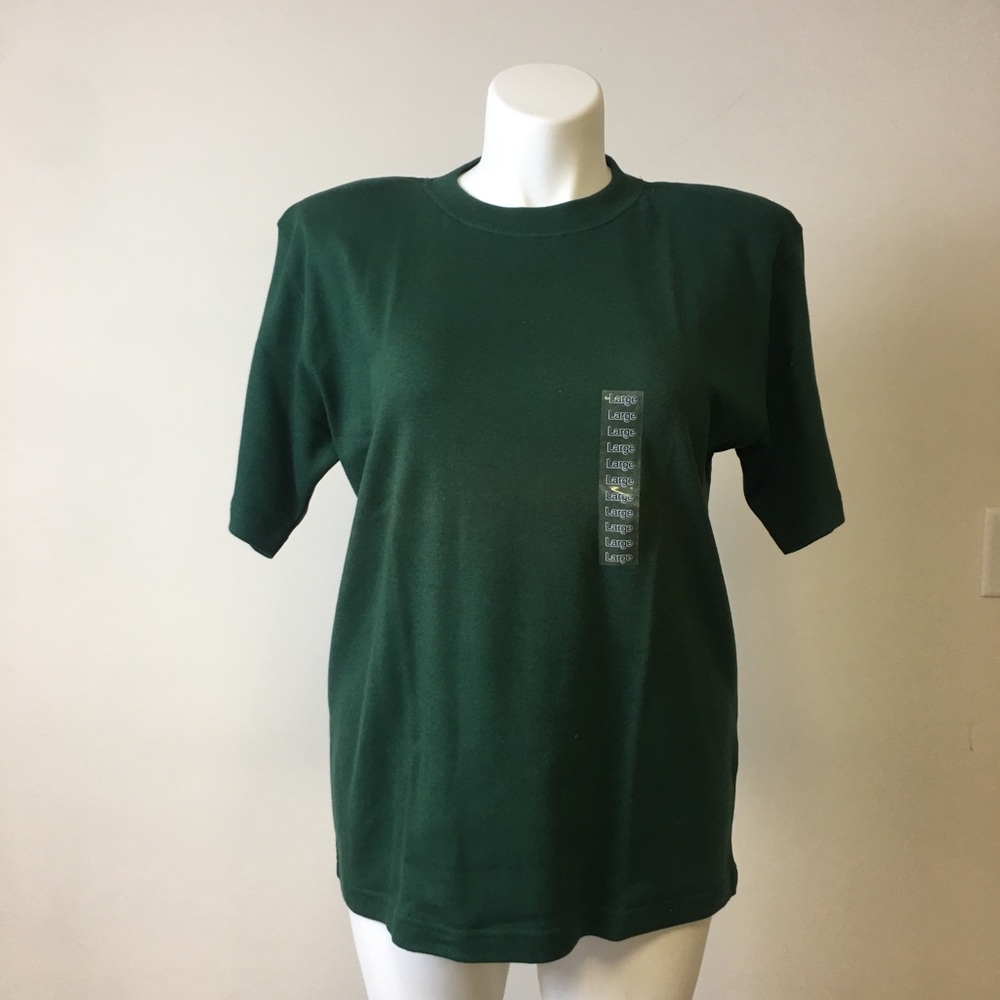 Forest Green Short Sleeve Tee - Classic Crewneck